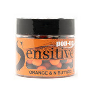 Pop Up Addicted Carp Baits Sensitiv, Orange N Butyric, 8mm