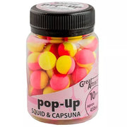 Pop Up Addicted Carp Baits Squid &amp; Capsuna, 10mm, aprox 45buc/borcan