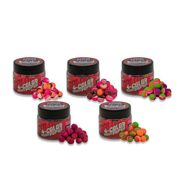 Pop Up Benzar Mix 4Color Method 7mm 30ml Ananas-Afine