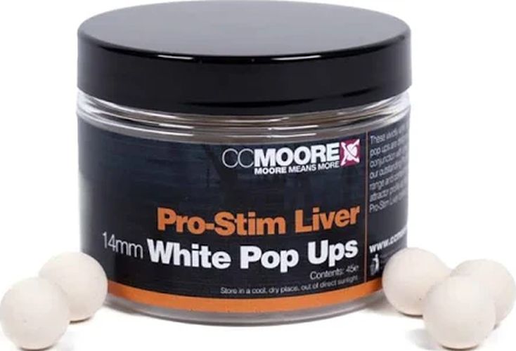 Pop Up CC Moore Pro Stim, Liver White, 12mm, 55buc/cutie