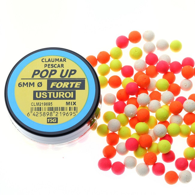 Pop Up Claumar Usturoi Forte Mix Color 15Gr 6mm
