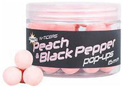 Pop Up DYNAMITE BAITS N-Ticers, Peach &amp; Black Pepper, 15mm