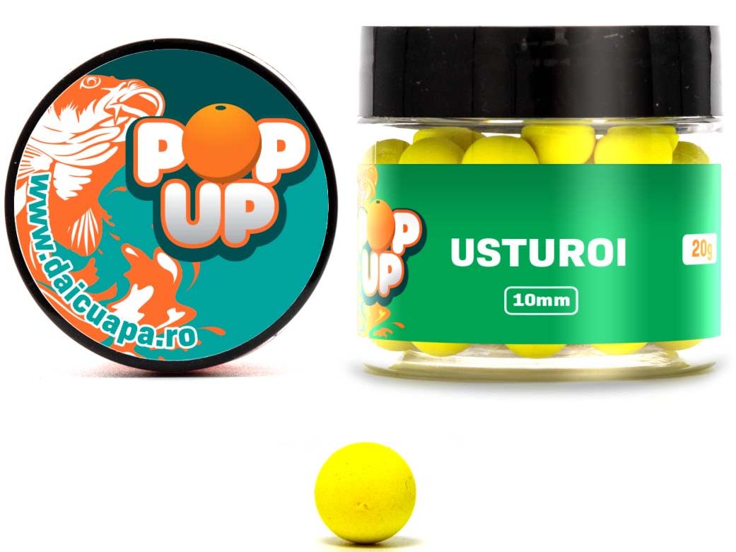 Pop Up Da-i Cu Apa, Galben, Usturoi, 10mm, 20g