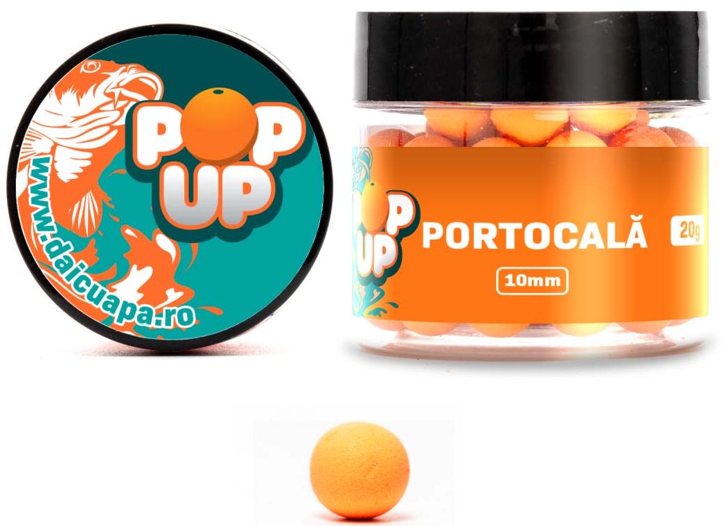 Pop Up Da-i Cu Apa, Portocaliu, Portocala, 10mm, 20g