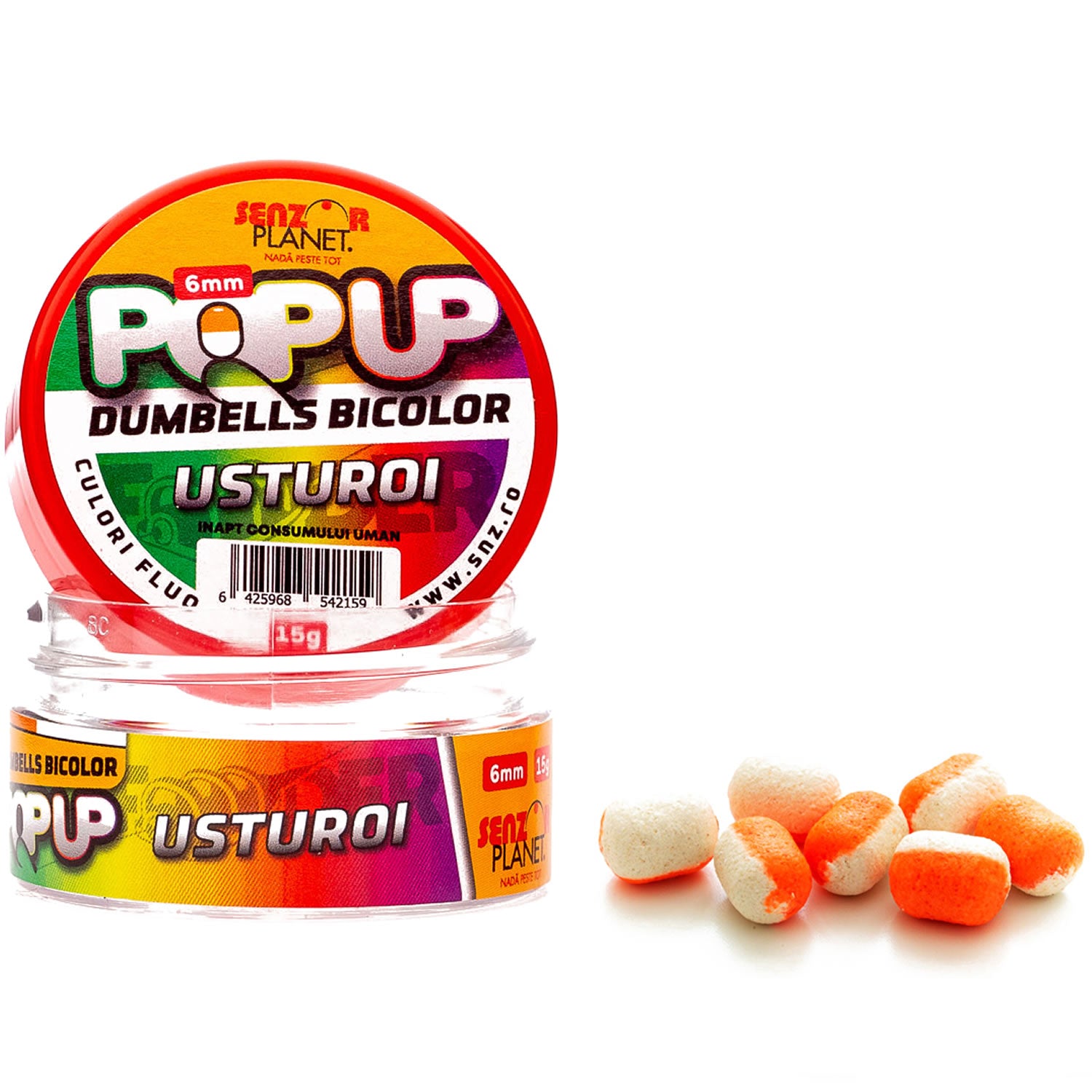 Pop Up Dumbells Bicolor Senzor Planet Usturoi