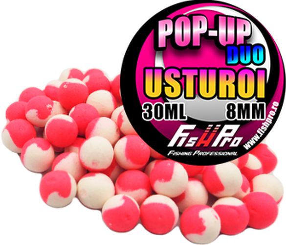 Pop-Up FISH PRO Duo Pink White Usturoi