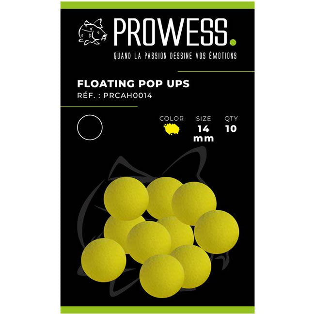 Pop Up Flotant Artificial Prowess Eva Galben 14mm, 10buc