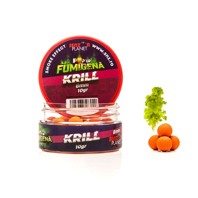 Pop Up Fumigena Senzor Method Feeder Krill Roz 6mm 10g