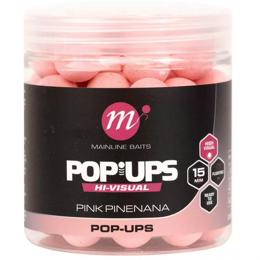Pop Up MAINLINE Hi-Visual Baits Fluo Pink Pinenana 250ml