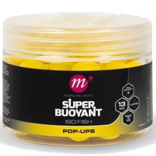 Pop Up MAINLINE Super Buoyant, ISO Fish, Yellow, 13mm