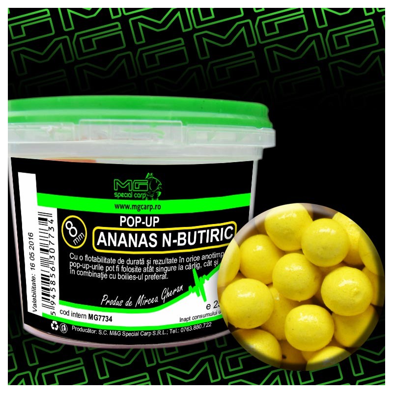 Pop-Up MG Ananas N-Butiric 8mm