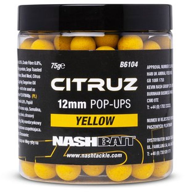 Pop Up Nash Citruz Yellow 75g