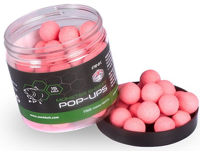 Pop Up Nash Monster Shrimp New Pink 75g