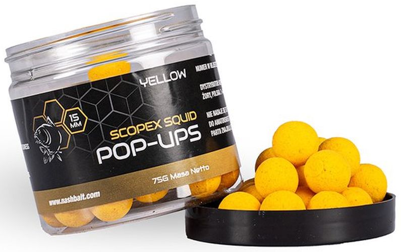 Pop Up Nash Scopex Squid 2024 Yellow 75g
