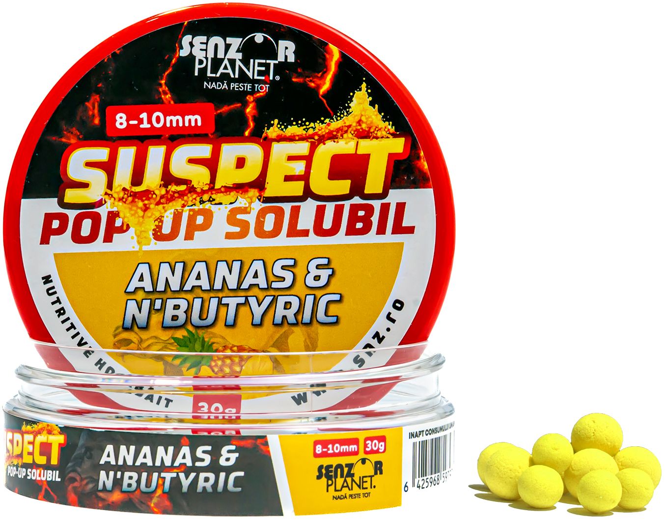 Pop Up SENZOR Suspect Solubil, Ananas Nbutyric, 8-10mm, 30g