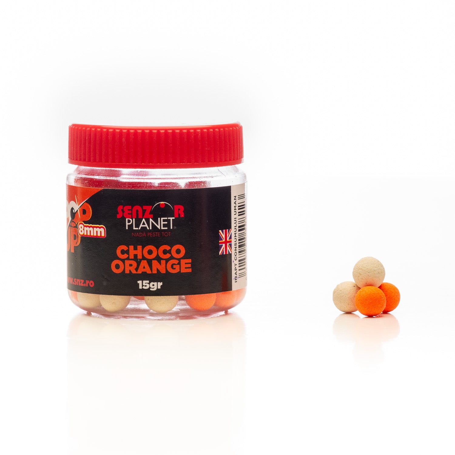 Pop Up Senzor Choco Orange Alb Portocaliu 8mm 15g