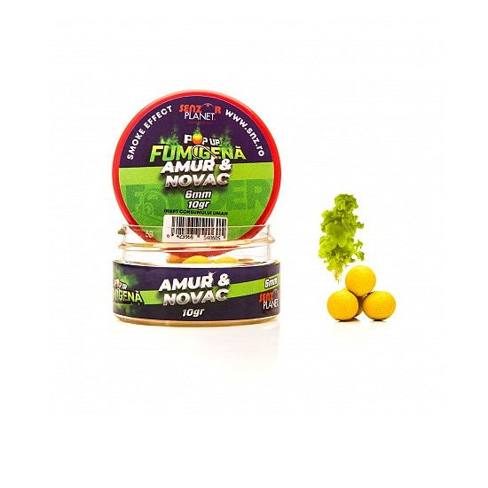 Pop-Up Senzor Fumigena Method Feeder Amur Novac 6mm 10g