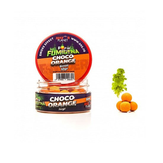 Pop-Up Senzor Fumigena Method Feeder Choco Orange 6mm 10g