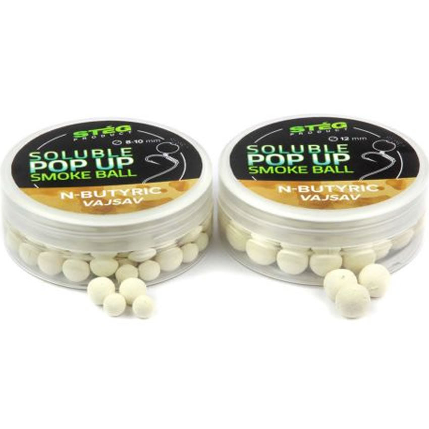 Pop Up Steg Solubil Smoke Ball, N-Butyric, 12mm, 25g