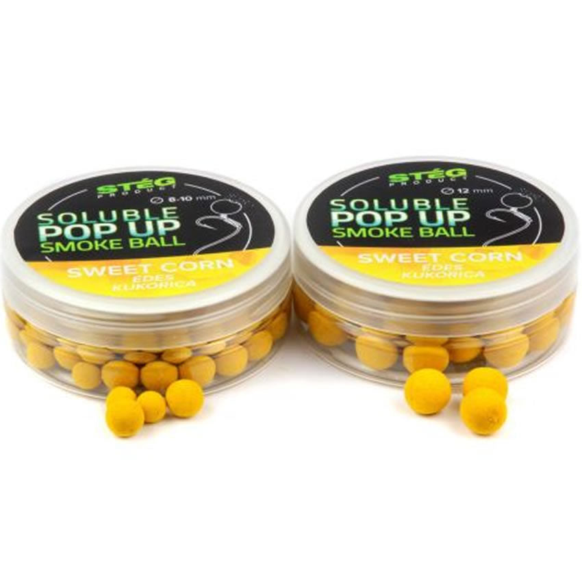 Pop Up Steg Solubil Smoke Ball, Porumb Dulce, 8-10mm, 20g