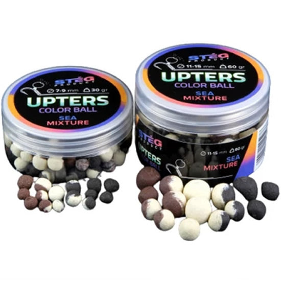 Pop Up Steg Upters Color Ball, Sea Mixture, 60g, 11-15mm