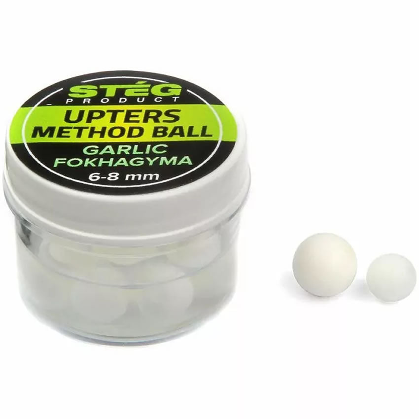 Pop Up Steg Upters Method Ball, Usturoi, 8mm, 10buc/borcan