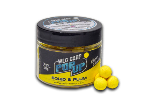 Pop Up Wlc Fluo Squid&amp;Plum Galben Fluo 11mm