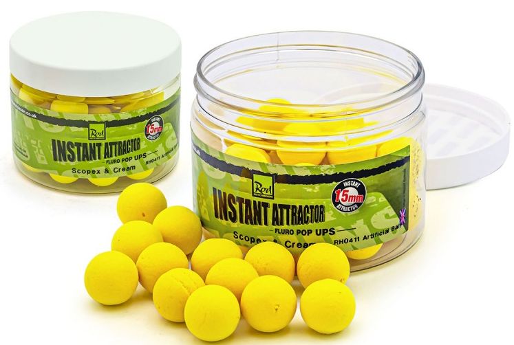 Pop Ups ROD HUTCHINSON Yellow, Scopex &amp; Cream, 15mm