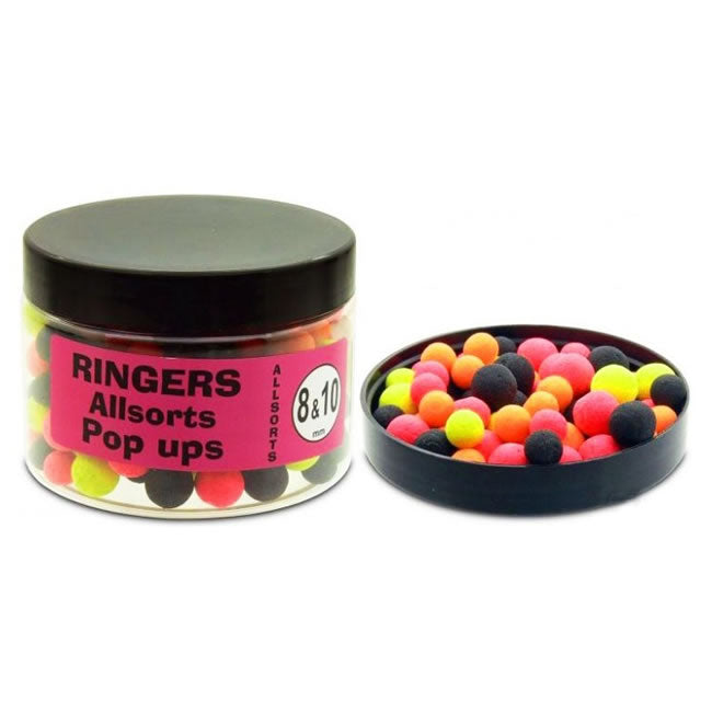 Pop Ups Ringers  Allsorts Match Pop-Ups 8mm &amp; 10mm, 60g