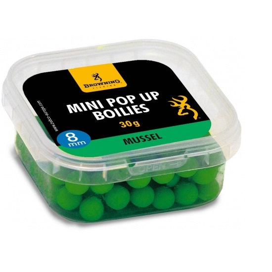Pop-up Browning Mini Pop-up Boilie pre-drilled green Mussel