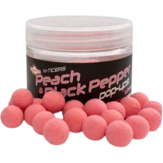Pop-up DYNAMITE N-Ticers, Peach &amp; Black Pepper, 12mm
