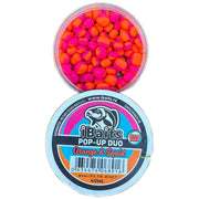 Pop-up IBAITS Duo, Orange &amp; Squid, 8x10mm si 6x8mm, 40ml