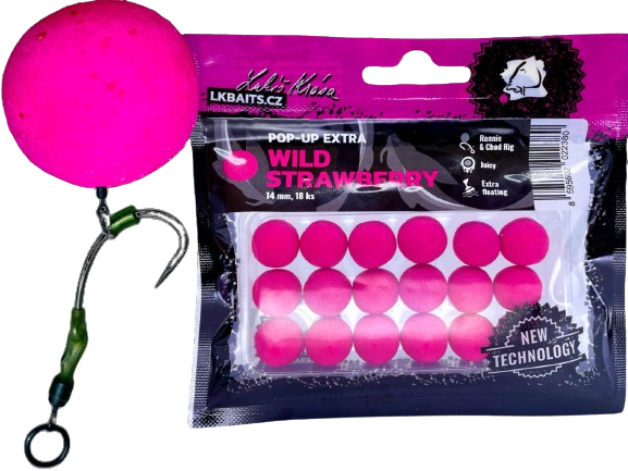Pop-up LK BAITS Extra Fragi, Roz, 14mm, 18buc/pac