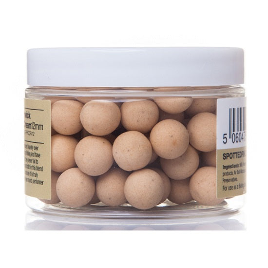 Pop-up Spotted Fin Frank Warwick Caramel Cream 15mm