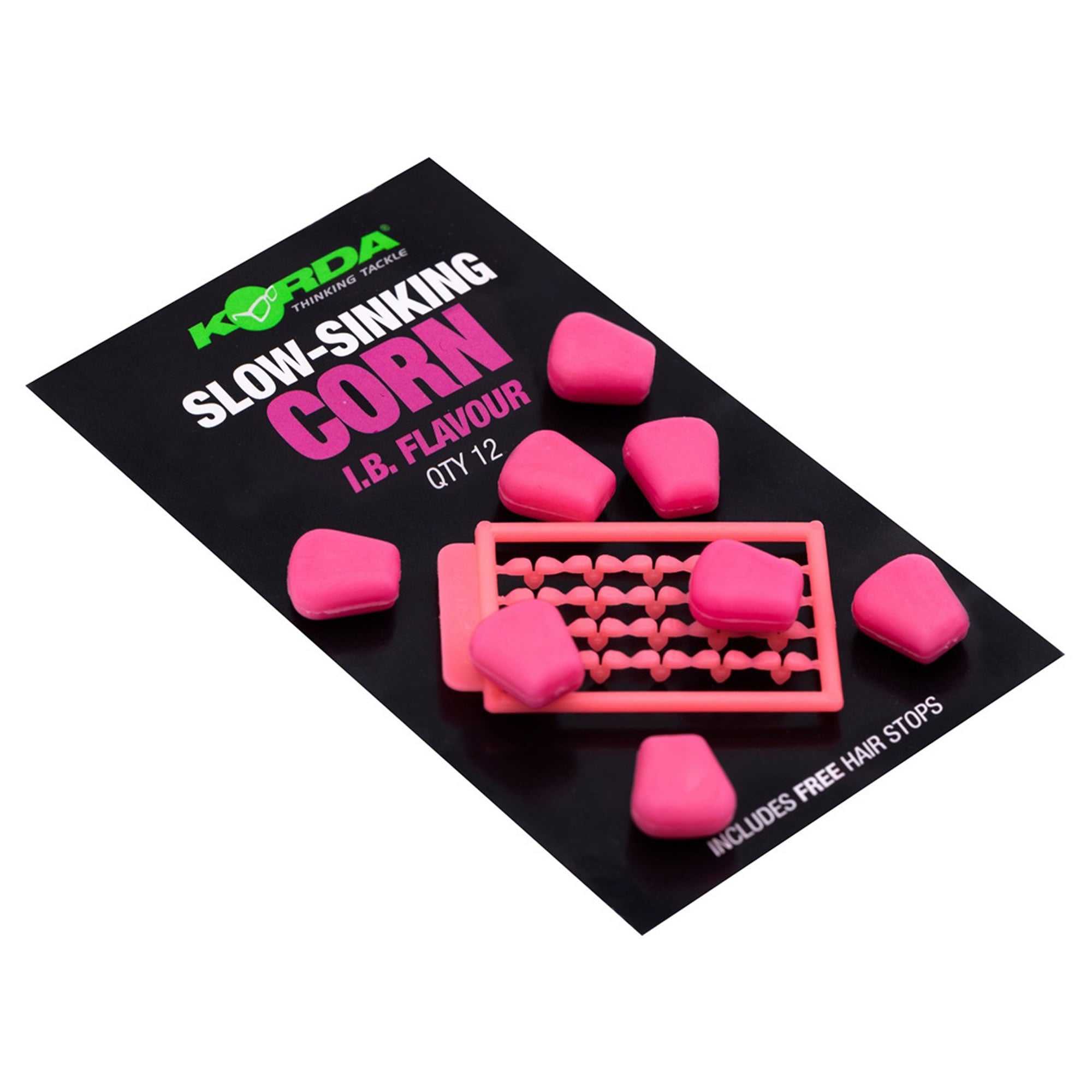 Porumb Artificial KORDA Slow Sinking Corn, IB, Pink, 12buc/pac