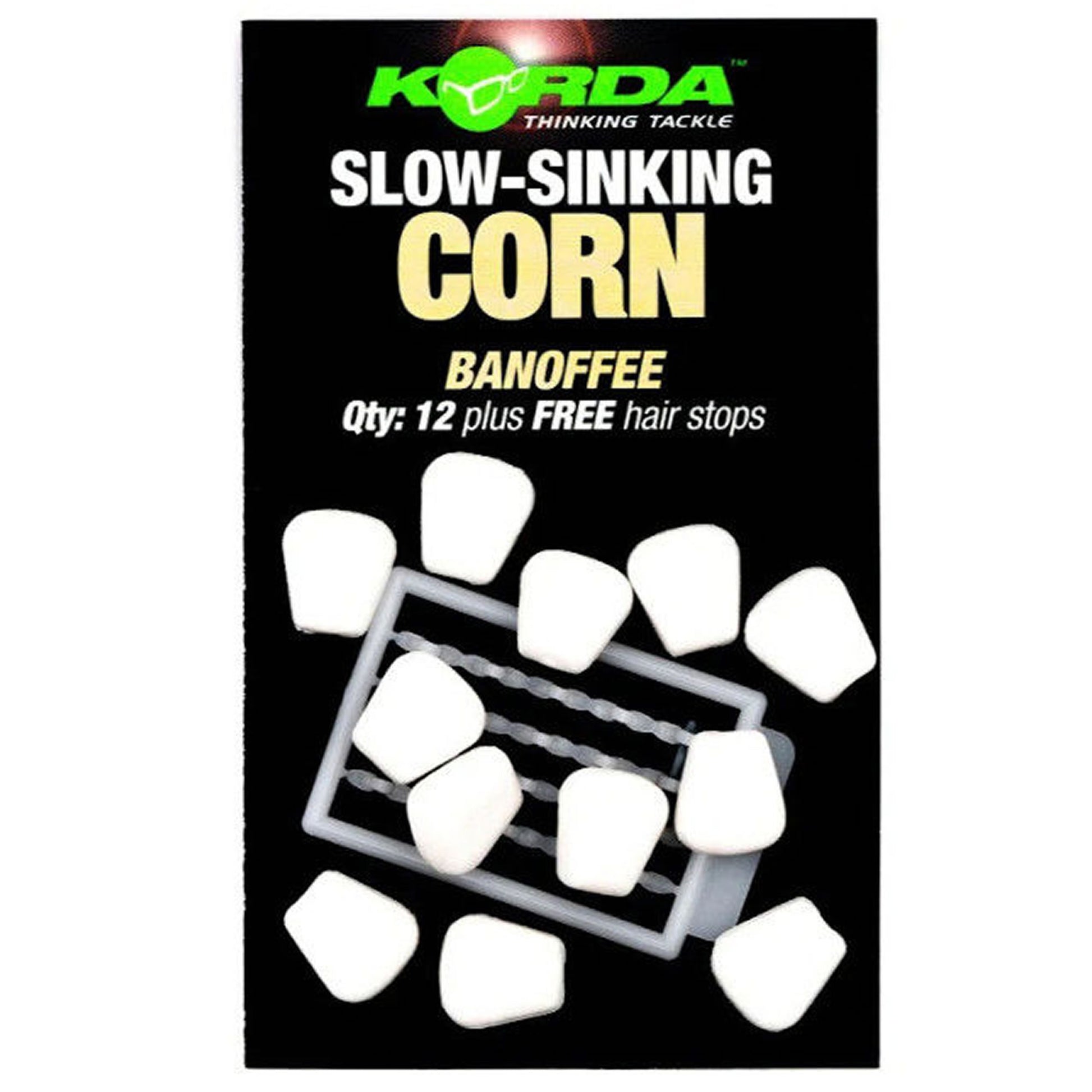 Porumb Artificial KORDA Slow Sinking Corn, IB, Pink, 12buc/pac