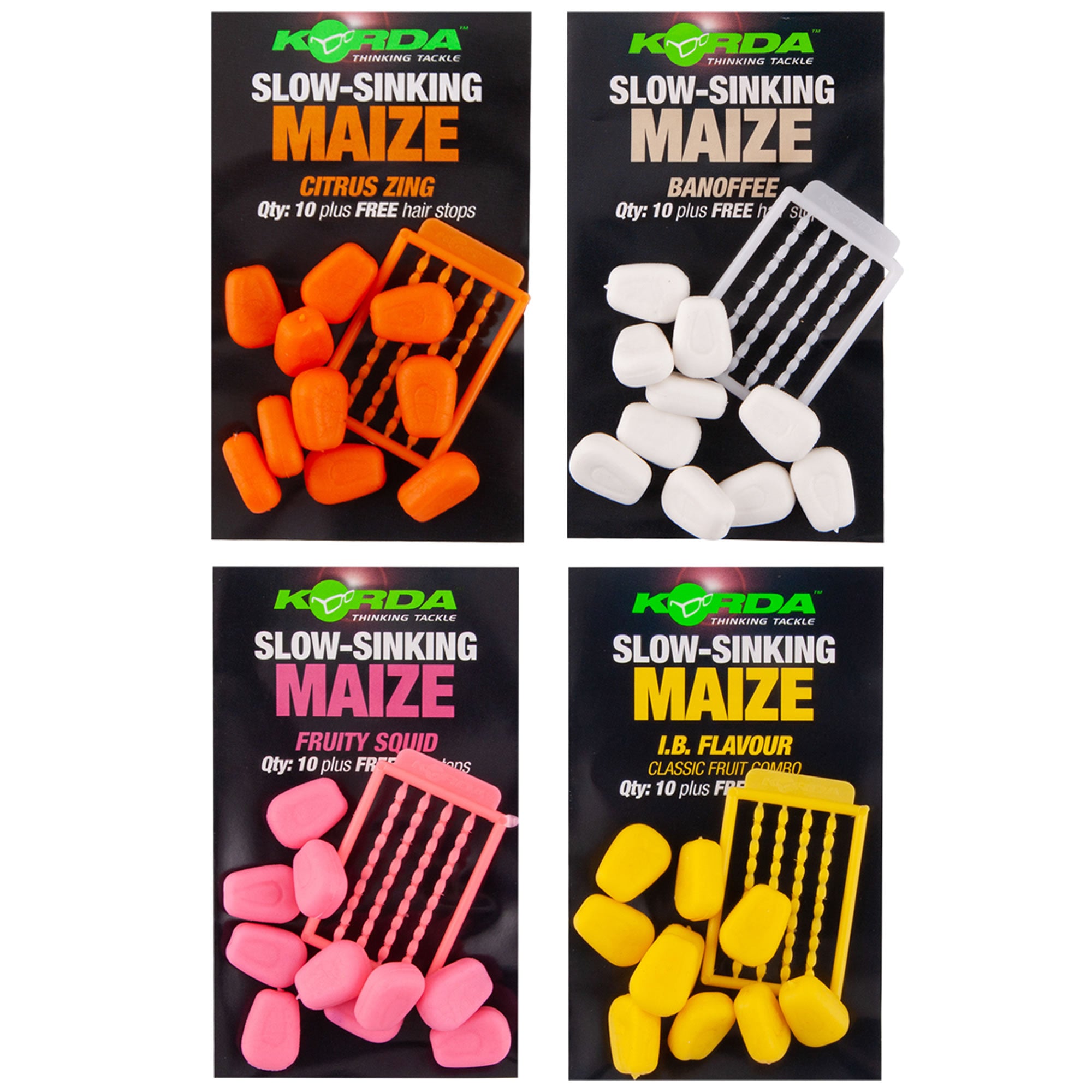 Porumb Artificial KORDA Slow Sinking Maize, Fruity Pink, 10buc/pac
