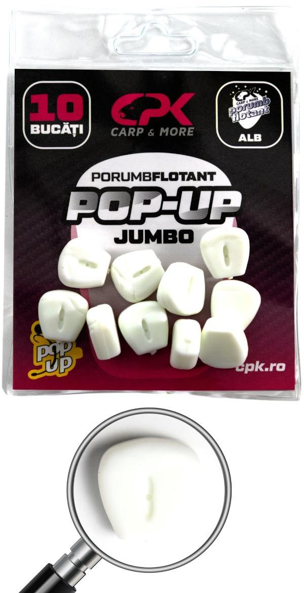 Porumb Flotant CPK Jumbo, Alb, 10buc/pac