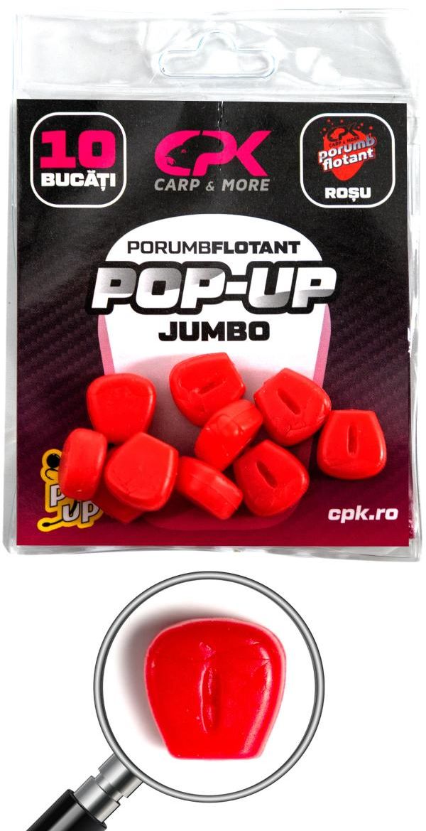 Porumb Flotant CPK Jumbo, Rosu, 10buc/pac