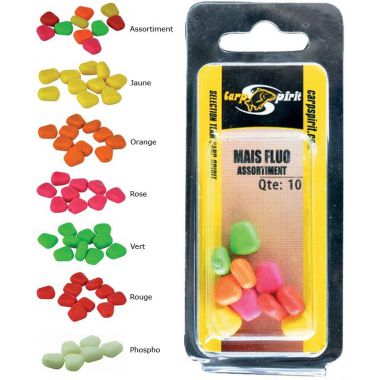 Porumb Flotant Carp Spirit Fluo - Rosu 10Buc