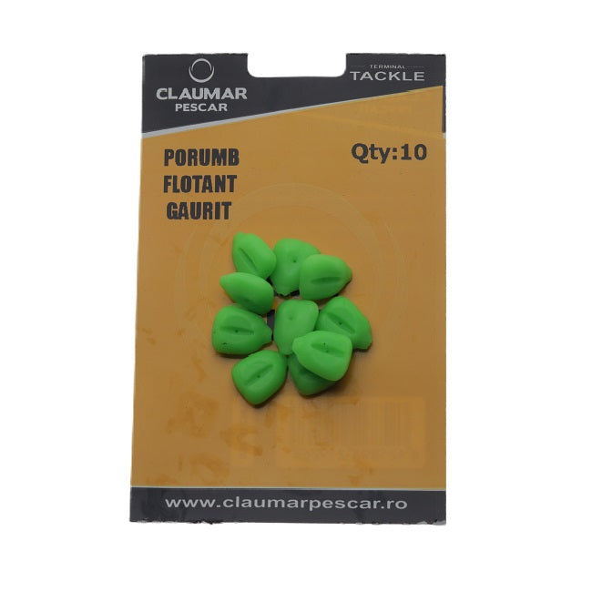 Porumb Flotant Gaurit Claumar 10Buc Verde Fluoro
