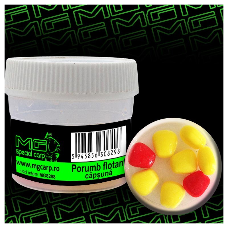 Porumb Flotant MG Special Carp Capsuna 8 Boabe