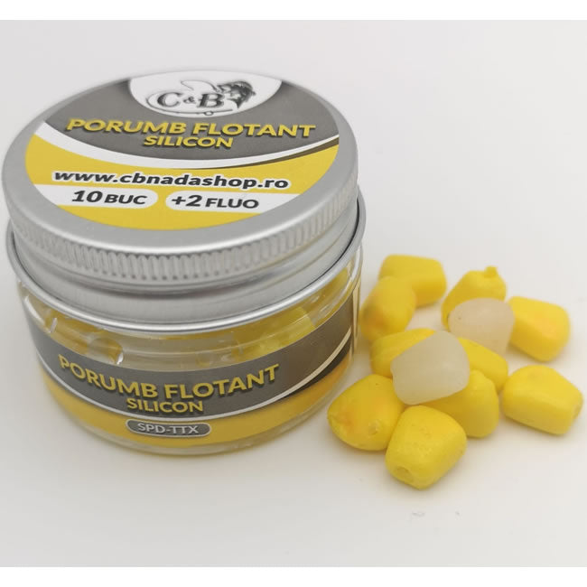 Porumb Flotant Silicon C&amp;B SPD-TTX, 10 buc/cutie + 2 Fluo
