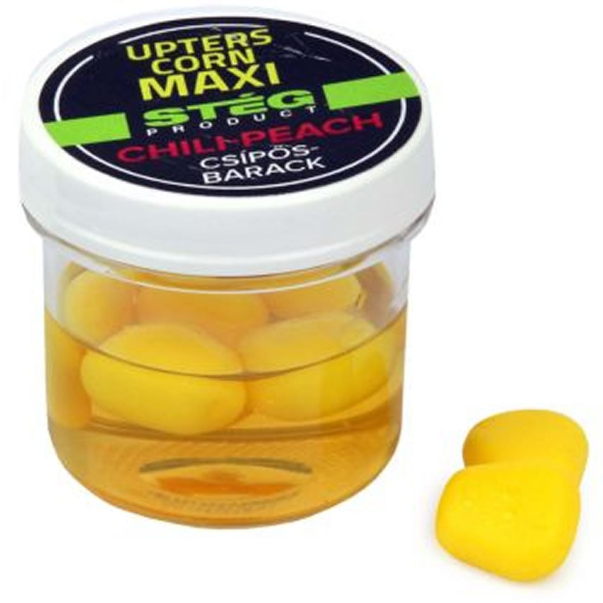 Porumb Flotant Steg Upters Maxi Chilli &amp; Peach, 14mm, 8buc/borcan