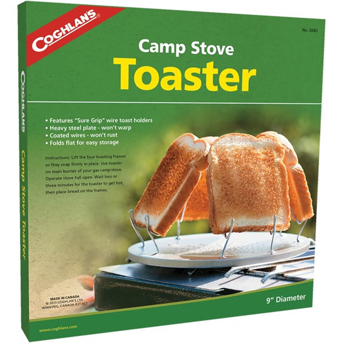 Prajitor de Paine Coghlans pentru Camping