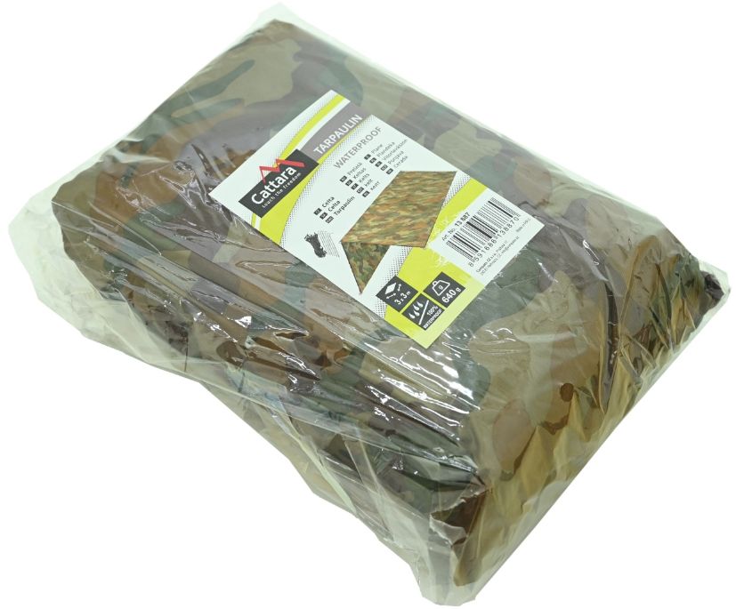 Prelata CATTARA Camuflaj TT13887, 300x300cm