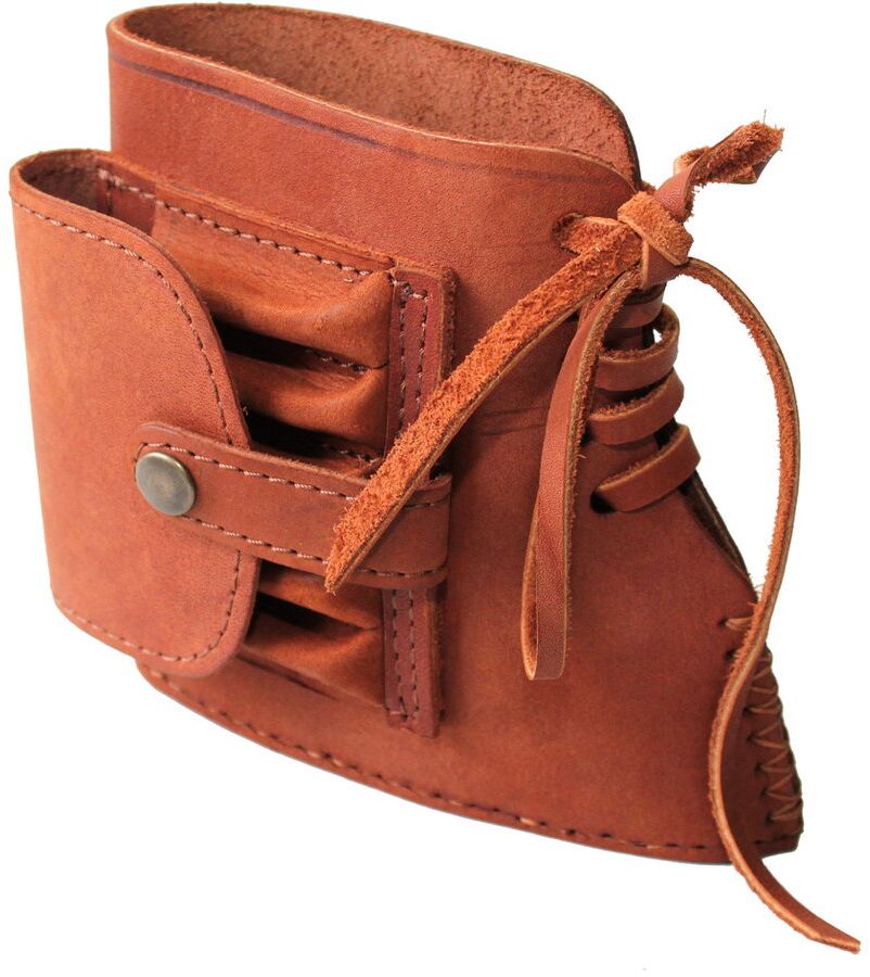 Protectie Arrow Tapel Pat Arma Cu Posturi Gont Elastic, Piele 1.5cm