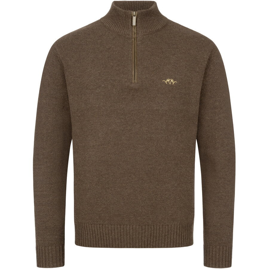 Pulover BLASER Wool HZ, Dark Brown