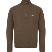 Pulover BLASER Wool HZ, Dark Brown