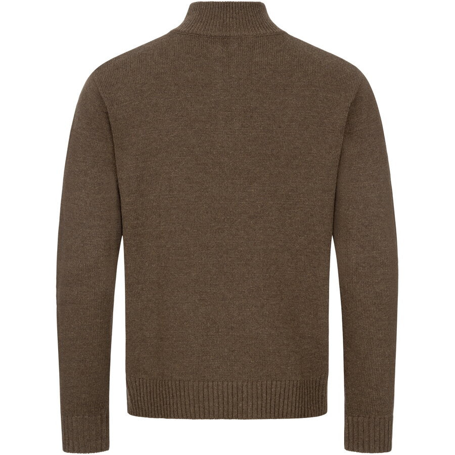 Pulover BLASER Wool HZ, Dark Brown